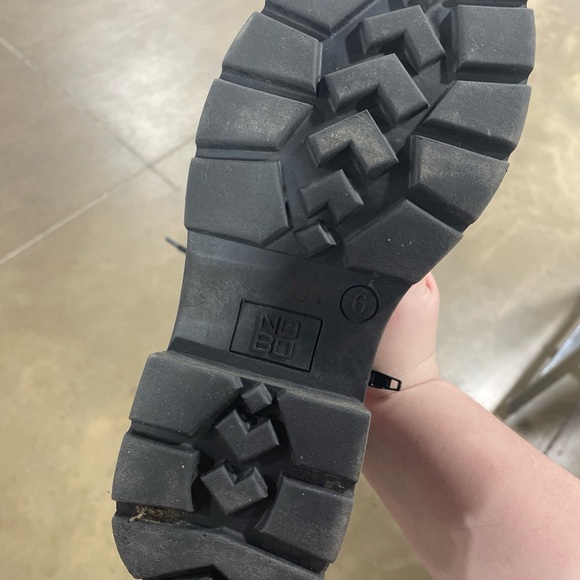 No Boundaries Floral Combat Boots - Black Multi - Picture 5 of 5